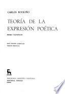Teoría de la expresión poética