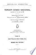 Tercer censo nacional levantado el 10 de junio de 1914 ...
