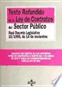 Libro Texto refundido de la Ley de Contratos del sector público