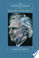Libro The Cambridge Companion to Bertrand Russell