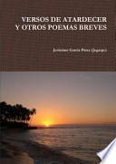 Libro Versos de Atardecer