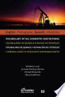 Libro Vocabulario de química y refinación del petróleo