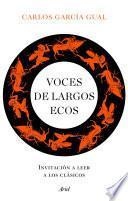 Libro Voces de largos ecos